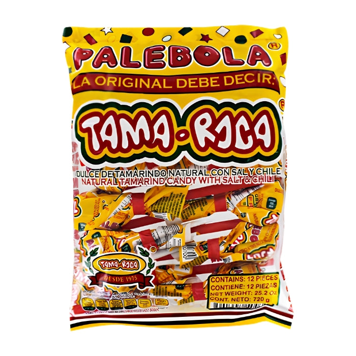 Tamarroca Palebola 60 Gramos 16 Paquetes con 12 Piezas