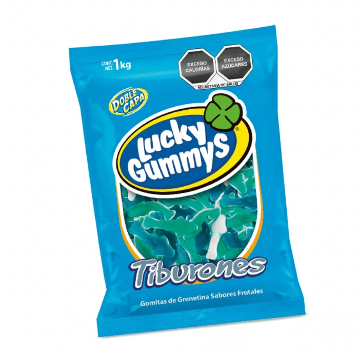Tiburones Lucky Gummys 1 Kilogramo