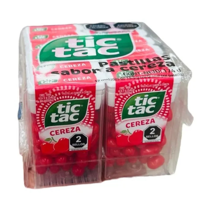 Tic Tac Cereza 12 Piezas