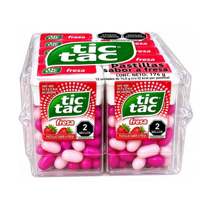 Tic Tac Fresa 12 Piezas
