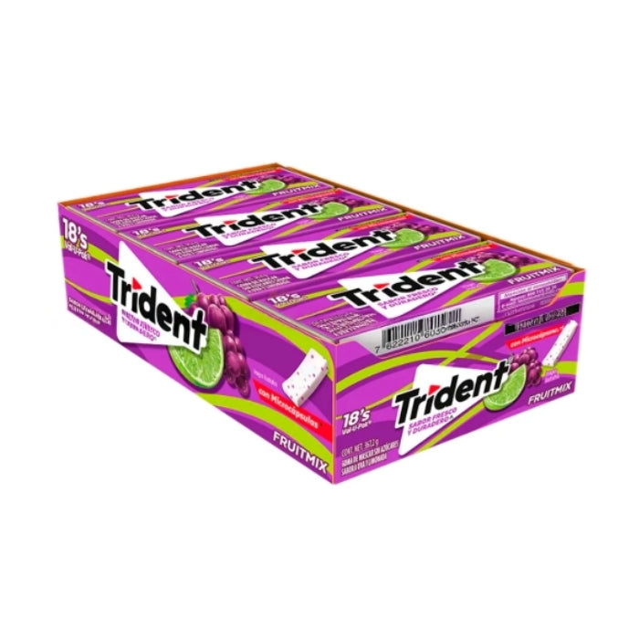 Trident Value Pack Grape Lemonade 12 Piezas