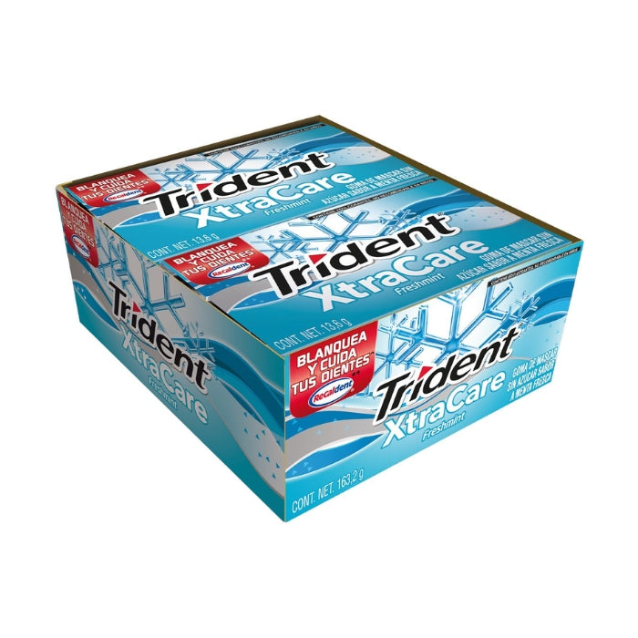 Trident Xtra Care Fresh Mint 12 Piezas