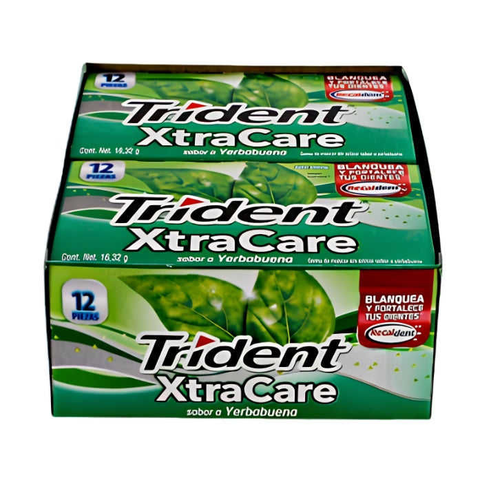 Trident Xtra Care Yerbabuena 12 Piezas