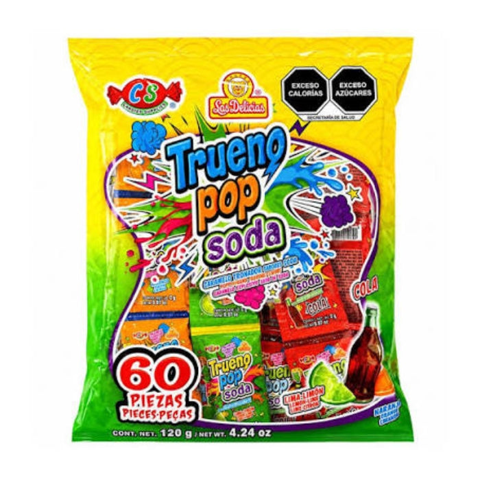 Trueno Pop Soda 60 Piezas