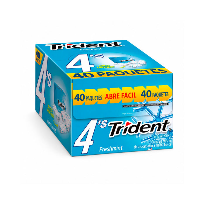 TRIDENT 4´s FRESHMINT 40/40