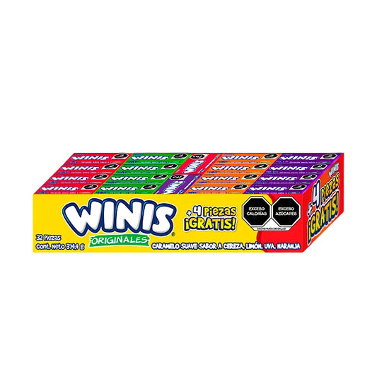 Winis Mini Tubo T4 32 Piezas + 4 Gratis