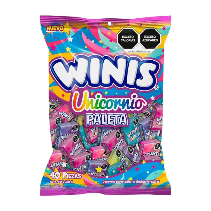 Winis Paleta Unicornio 40 Piezas